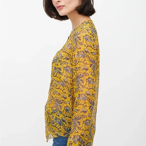 Isabel Marant Étoile Boden blouse Isabel Marant Etoile Boden Printed Chiffon Silk Top in
